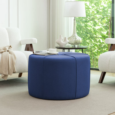 Wrought Studioâ„¢ Arlo 27.5" Fabric Round Cocktail Ottoman by Wrought Studio