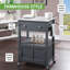 Chariot de cuisine Suell - blanc-69764057