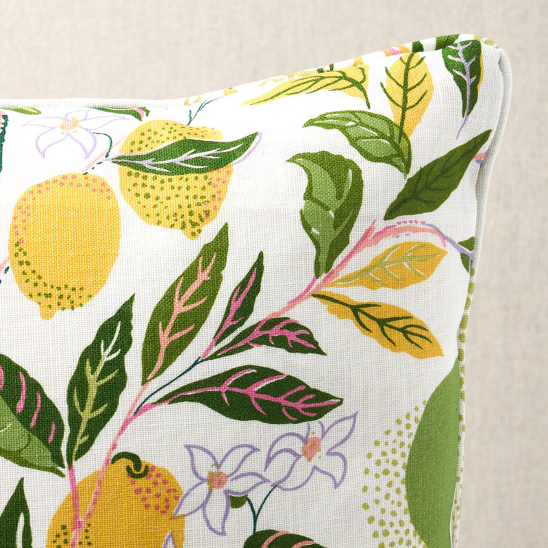Coussin Citrus Garden I / O, H 18 po x l 18 po