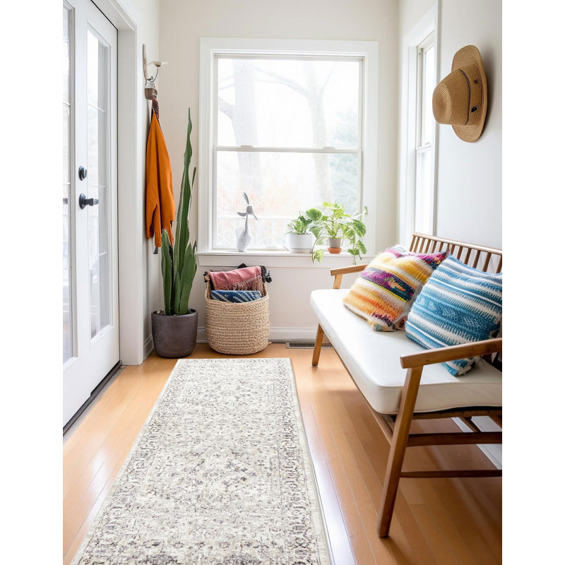 Grey Rug 2'8" x 8'2", Runner 2'8" x 8'2"