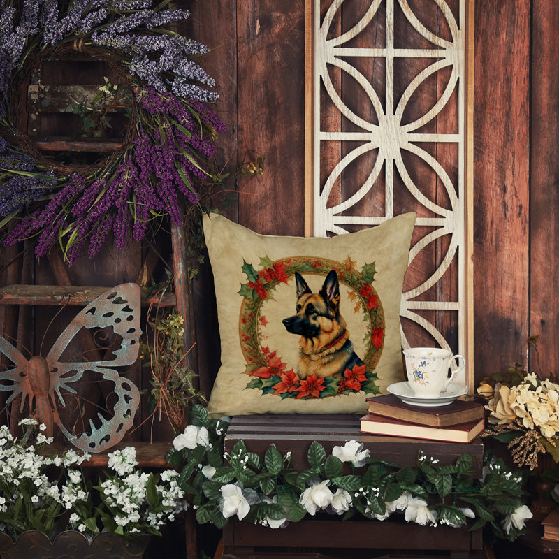 Coussin Christmas, 14 po x 14 po, Carré