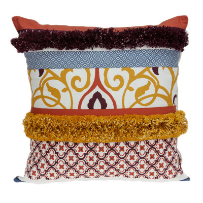 Housse de coussin en coton Rummel