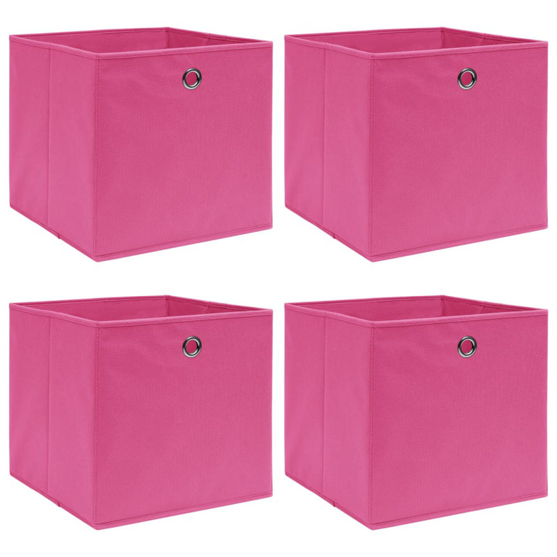 Rebrilliant Fabric Decorative Bin, Pink