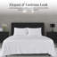 Ensemble de draps en jersey 100% coton jersey respirant | Toutes saisons, blanc-386538473-386538452