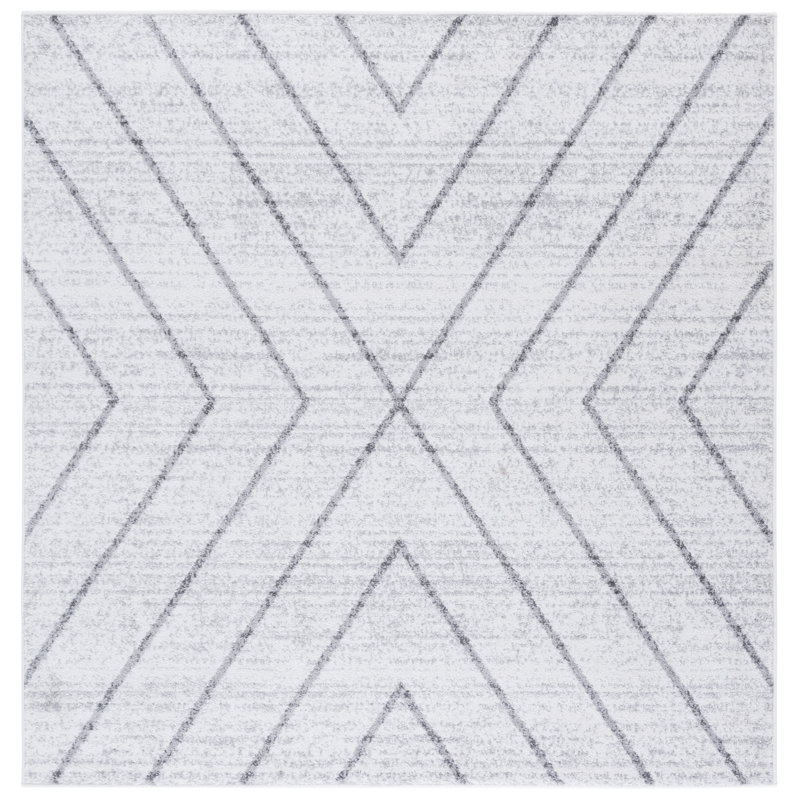 Janzen Performance Geometric Rug, Square 6'