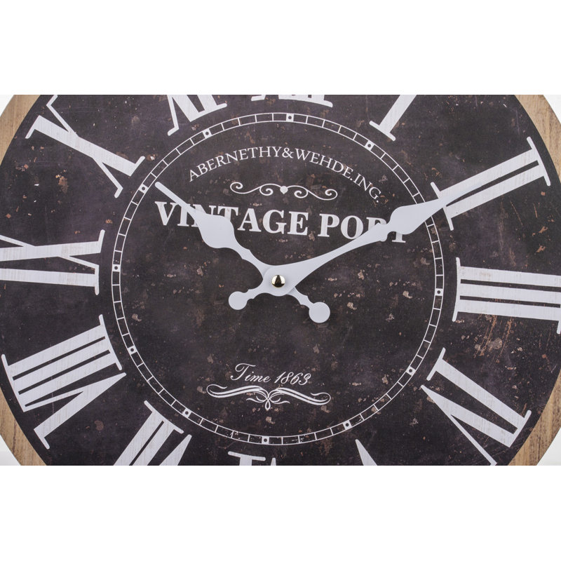 Deo Wood Wall Clock
