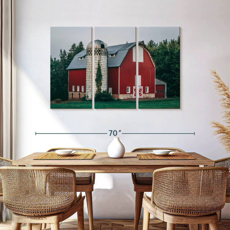 Country Barn, H 36 po x l 57 po