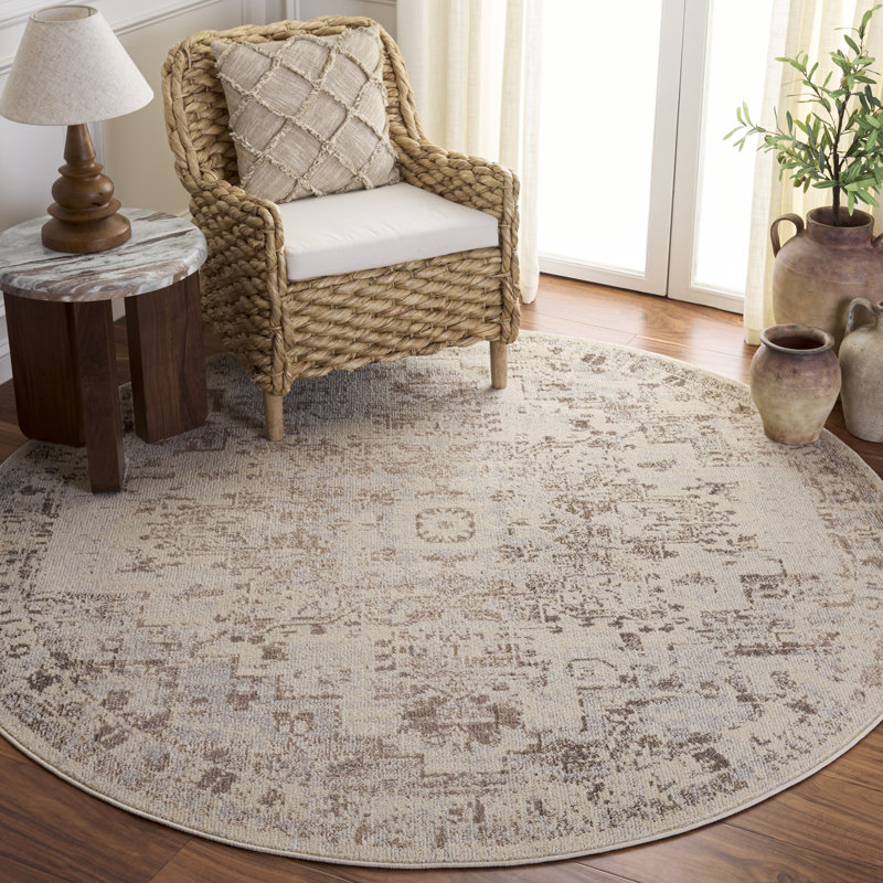 Madison 473 Performance Oriental Rug, Round 6'7"