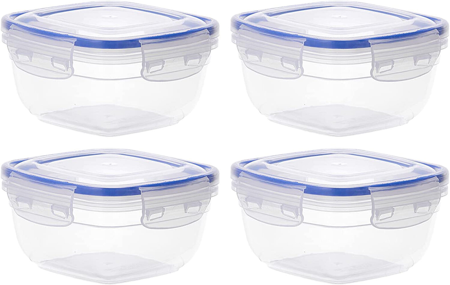 Imperial Home 16 Pc Glass Storage Containers with Lids, Food Storage  Container Set, Kitchen Organization, Meal Prep, Airtight Lock Lid,  Reusable