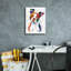 Art mural sur toile Winston Porter «Rainbow Dogs Red Boston Terrier» par Lindsay Kivi-175374146