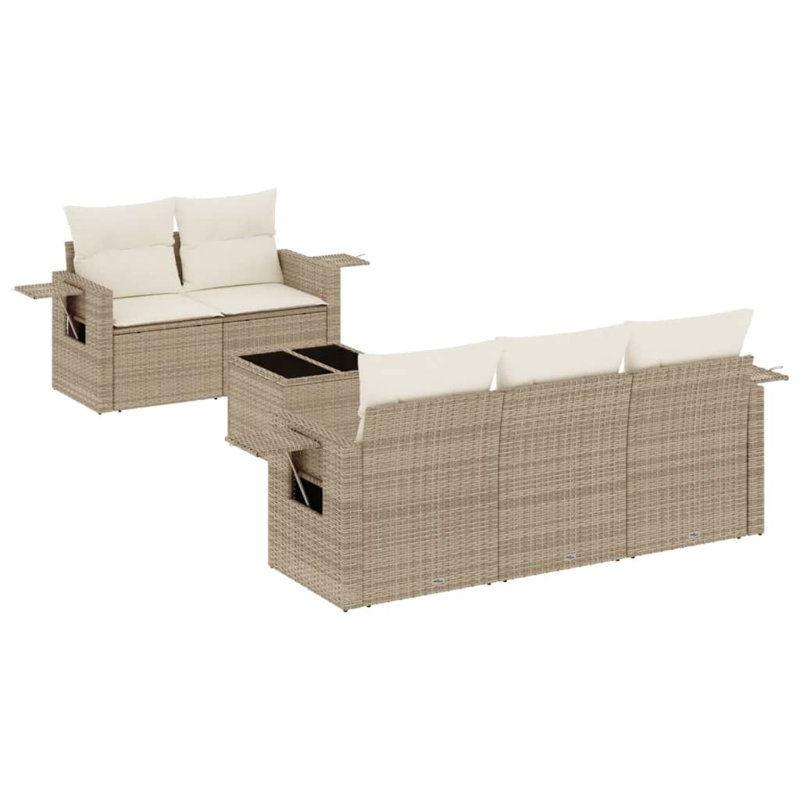  Garden Sofa Set Beige