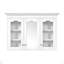 Armoire à pharmacie 40 "avec miroir, armoire de rangement pour salle de bain avec porte miroir et tablettes, armoire de salle de bain murale avec portes en verre