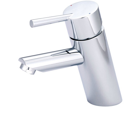 Single-Hole Single-handle Bathroom Faucet with Drain Assembly