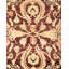 Tapis rouge / noir / beige noué à la main de conception unique 8 pi 1 po x 9 pi 9 po Hayner