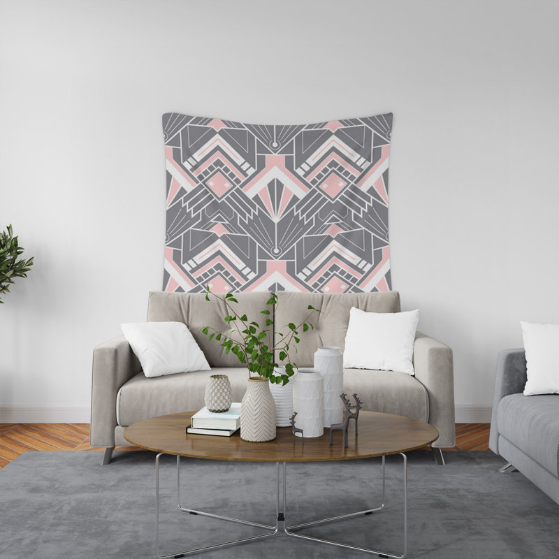 Tapisserie murale, H 80 po x l 68 po