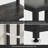 79-Inch 7-Tier Black Etagere Bookcase, Industrial Open Display Shelving with 10 Storage Tiers