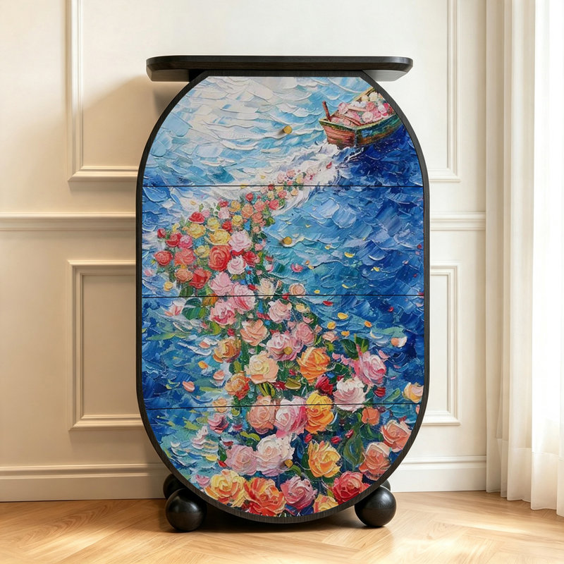 Armoire de salon moderne à tiroirs
