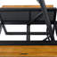 Chaises longues de patio ajustables, en bois d'acacia et fer, fauteuil inclinable moderne pour piscine-1863399563