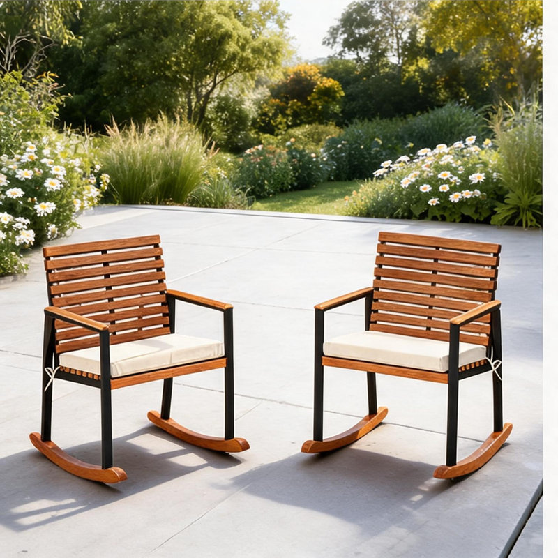 Solid Wood Rocking Chair