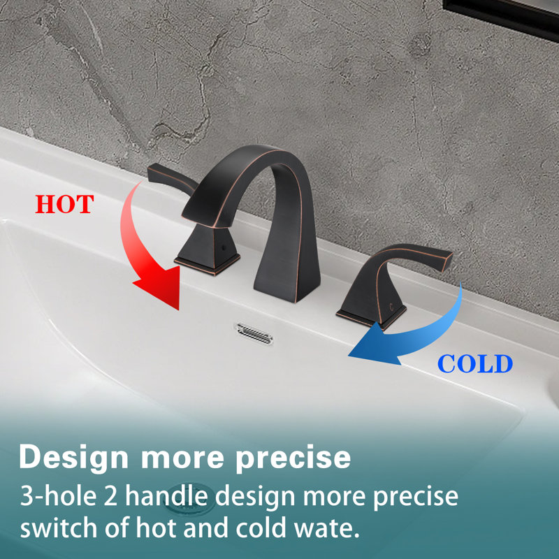 Bathroom Faucet with Drain Assembly, Oil-Rubbed Bronze