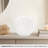 8" Textured Disc White Ceramic Vase-834438312