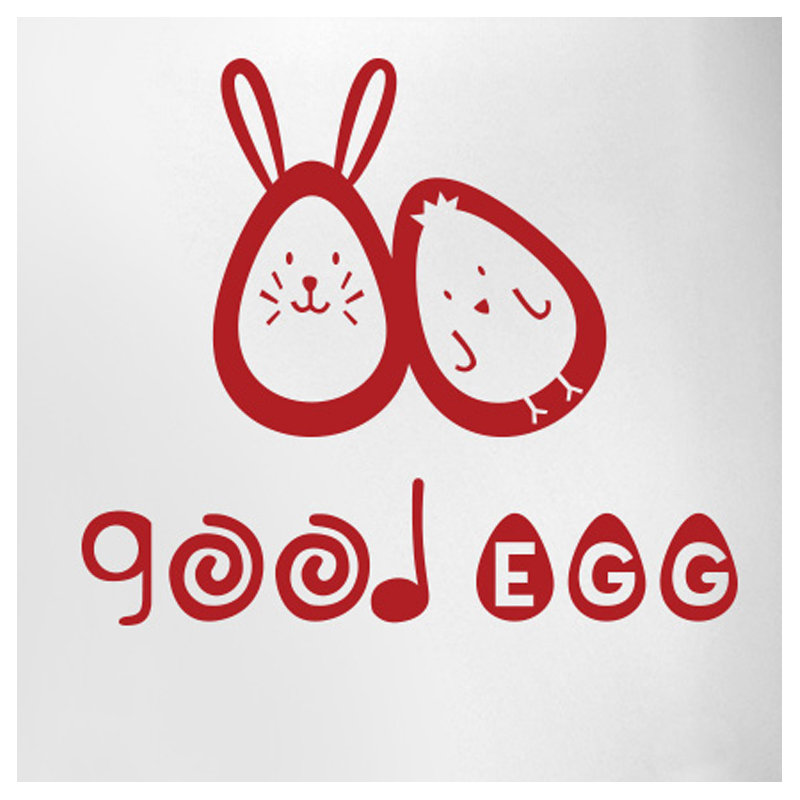 Animals Wall Decal, Dark Red