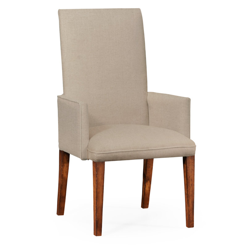 Fauteuil rembourré crème Clean & Classic