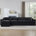 Dark Black Chenille