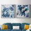 Blue Velveteen - ensemble de 2 reproductions d'art sur toile-1649644718-1649644716-1649644719