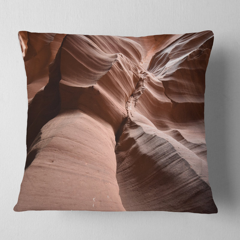 Coussin foncé à motif d'antanope foncé, 16 po x 16 po, Coussin décoratif