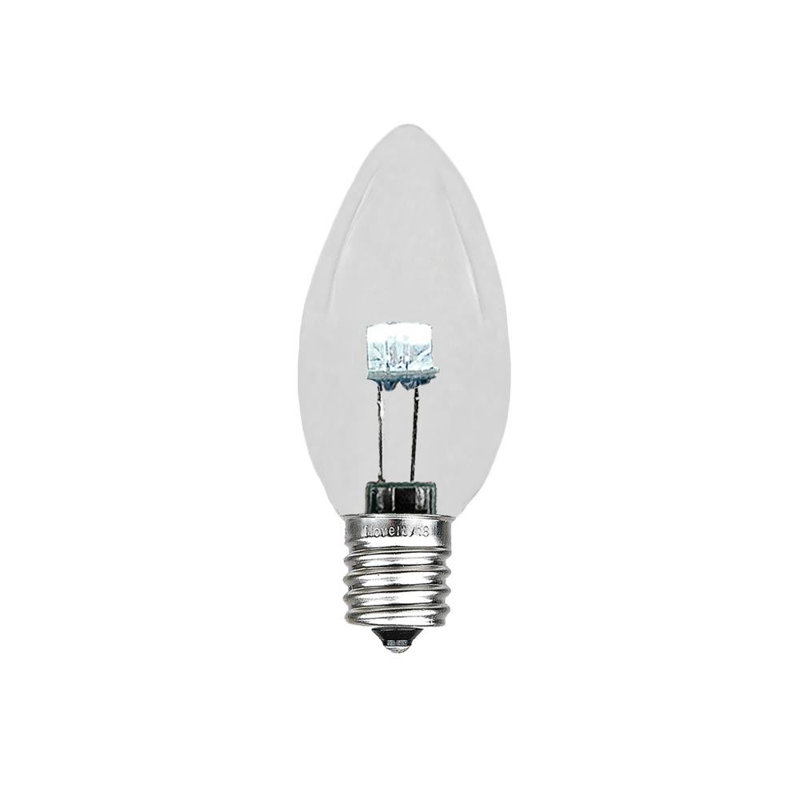 Ampoule led en verre del c7, Blanc pur