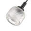 Luminaire suspendu simple avec abat-jour en verre