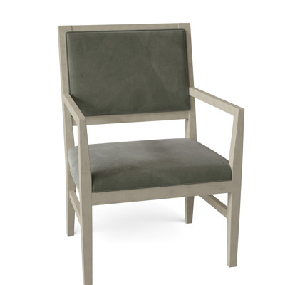 Chaise avec accoudoirs à dossier King Louis Potter