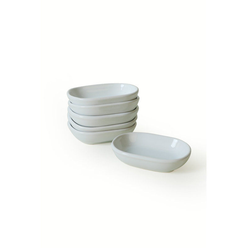 Latitude Run Areej 100% CERAMIC Salad Bowl, White