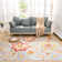 Demetia Floral Rectangle: 153 x 215 cm Area Rug
