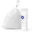 Code J Custom Fit Drawstring Trash Bags, 240 Count, 30-45 Liter / 8-12 Gallon, White