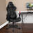 Inbox Zero Hiten Adjustable Ergonomic Faux Leather Swiveling PC & Racing Game Chair-583537627