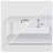 3 - Drawer Dresser With 2-Tier Open Shelf, Dresser With Power Outlet & LED, 17.32"H Dresser For Bedroom White-1858290503