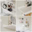 Ensemble de 5 tablettes flottantes, étagères murales pour la décoration murale, tablette à rebords pour photo moderne avec rebord pour rangement mural, chambre à coucher, salon, salle de bain-657233281