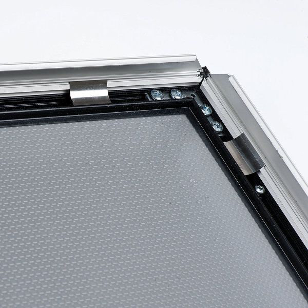 Double Colour Frame, 30.31" H x 24.33" W x 0.59" D, Black/Silver