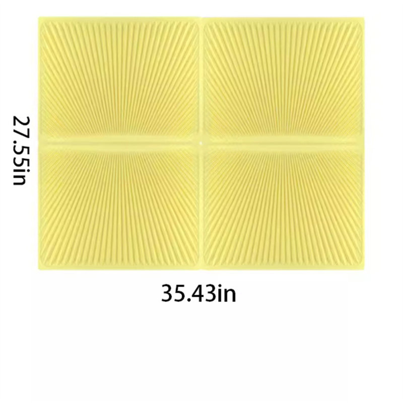 Tapis de litière en plastique, H 0,11 po x l 35,43 po x P 27,55 po