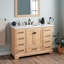 Quen 48" Freestanding Single Basin Vanity Set with Cabinet, Vanity Top, and Oval Undermount Sink-5937411-6080247