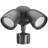 2 - Head LED Hardwired Dusk to Dawn Outdoor Security Flood Light with Motion Sensor-49969304