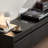 Black Solid Wood TV Stand