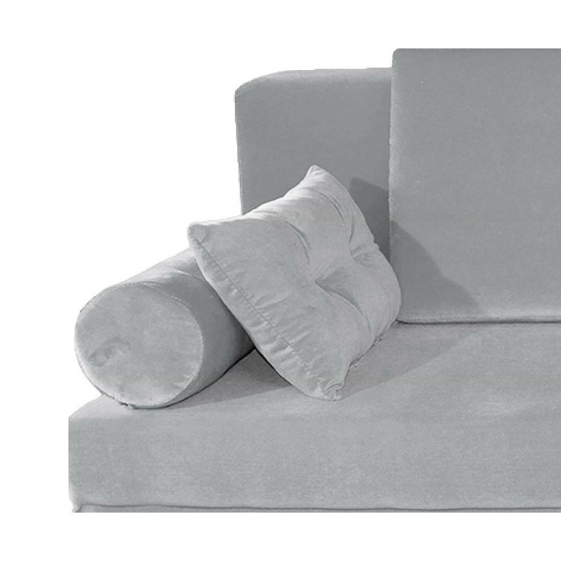Modern 3 Seater Sofa Bed, Grey
