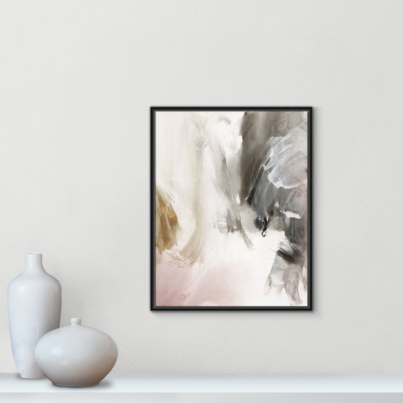 «Stratifié I» par Casa Fine Arts, H 29,5 po x l 23,5 po, Noir