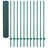 Cima 121.9962cm H x 0.1778cm W Green Metal Fence Panels-944578