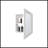 White Medicine Cabinet With Included Mirror-151168405