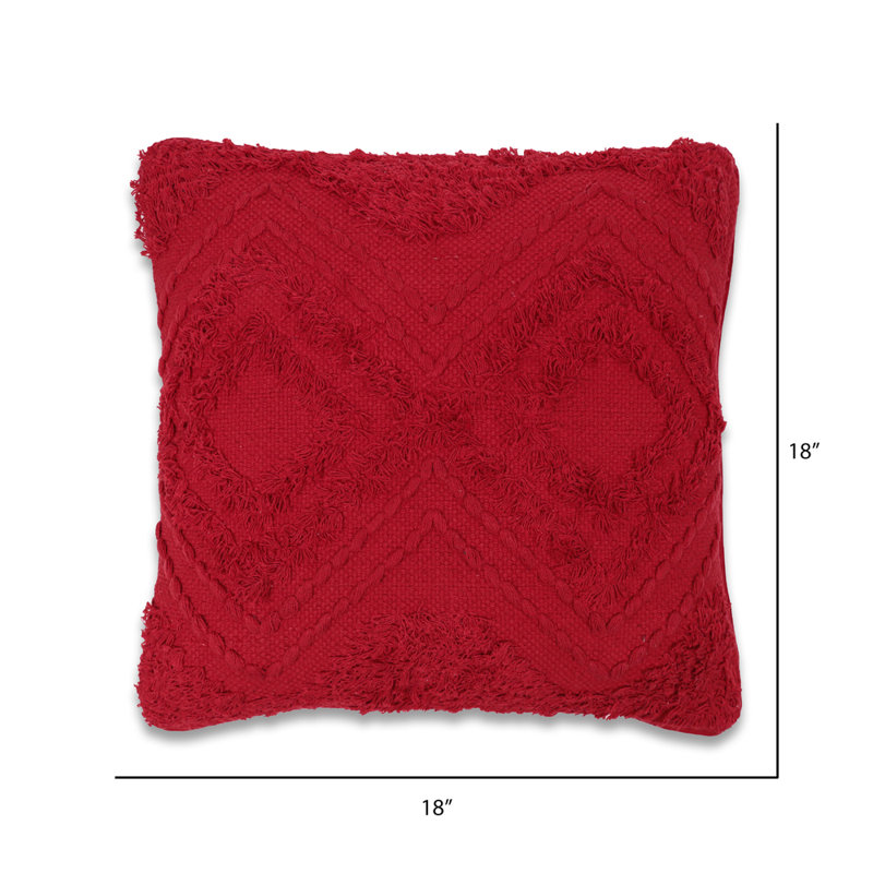  Red Square Throw Cushion