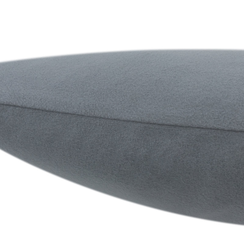 Appliqued Wool Blend Pillow Cover